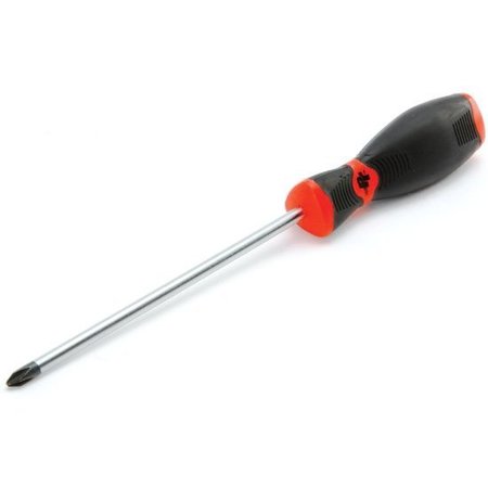 PERFORMANCE TOOL Phillips Round # 2 X 6 In Screwdriver # 2, W30964 W30964